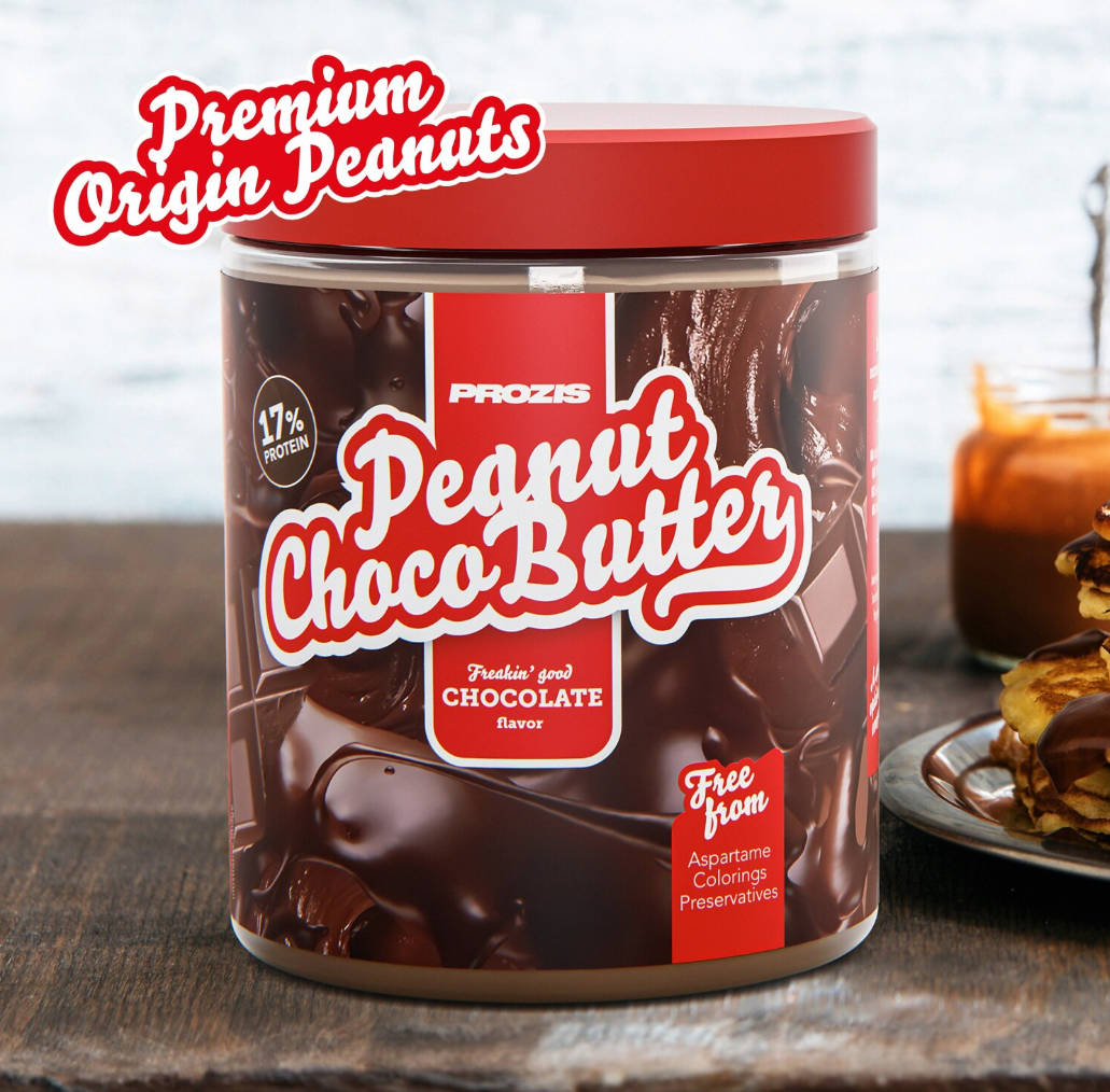 Crema de cacahuete con chocolate de Prozis