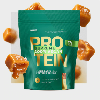 Proteína vegana · Caramelo salado de Prozis